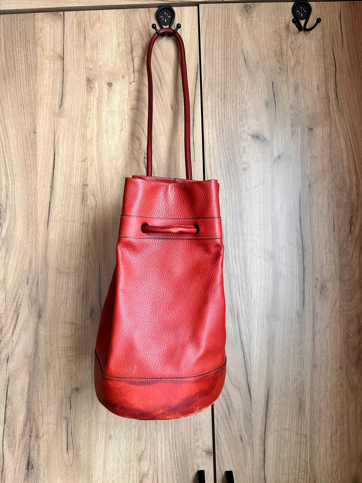 Sac à bandoulière Deux de Delvaux., Enlèvement ou Envoi, Utilisé, Rouge, Sac à bandoulière