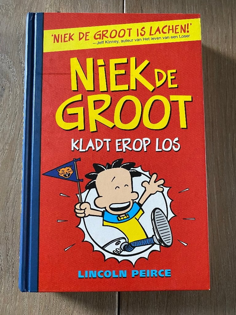 boek niek de groot kladt erop los, Ophalen of Verzenden