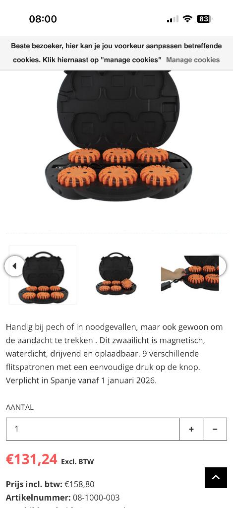 Waarschuwingsfliters, Ophalen, Nieuw