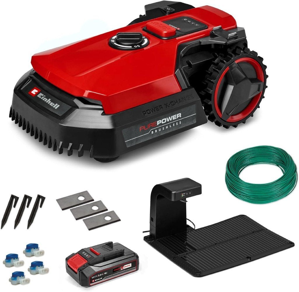 robot tondeuse einhell freelexo 500, Neuf, Einhell, Enlèvement, Contrôlable via l'application
