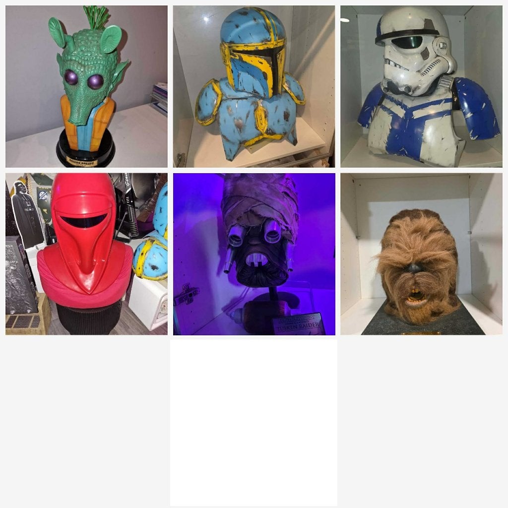 4 Sale Collection Star Wars life-size bustes, Verzamelen, Ophalen, Zo goed als nieuw, Beeldje of Buste