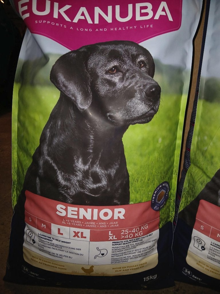 Eukanuba Premium Nutrition Senior Large  Giant Breed poulet, Animaux & Accessoires, Enlèvement, Chien