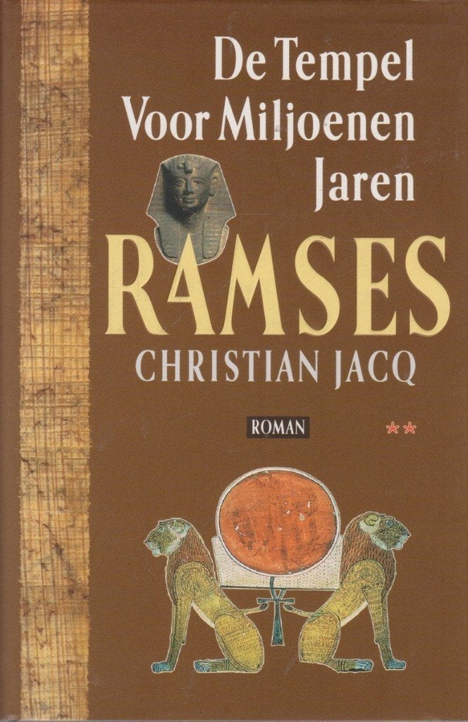 De tempel voor miljoenen jaren Ramses  Christian Jack, Livres, Romans, Enlèvement ou Envoi, Comme neuf