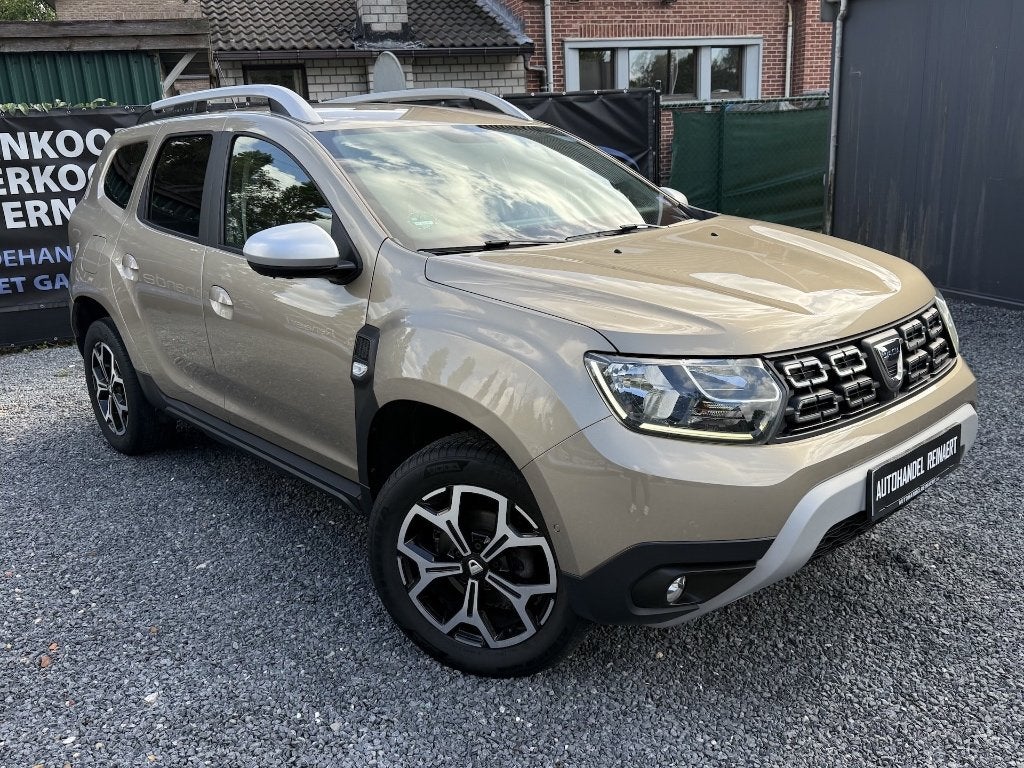 Dacia Duster 1.0 TCe ECO-G Prestige, Benzine/LPG, 83.000 km, Auto's, Dealer onderhouden, Duster, Zwart, https://public.car-pass.be/vhr/47ef4493-6a30-4bb7-bda8-c2b874810389