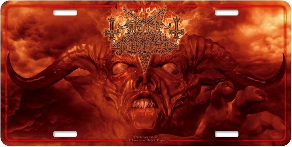 Dark Funeral - Angelus Exuro Pro Eternus - USA Nummerplaat, Ophalen of Verzenden, Nieuw