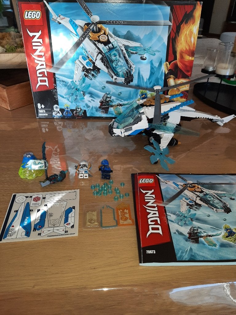 Set Lego Ninjago 70673 Shuricopter + boîte, Neuf, Enlèvement ou Envoi, Ensemble complet, Ninjago