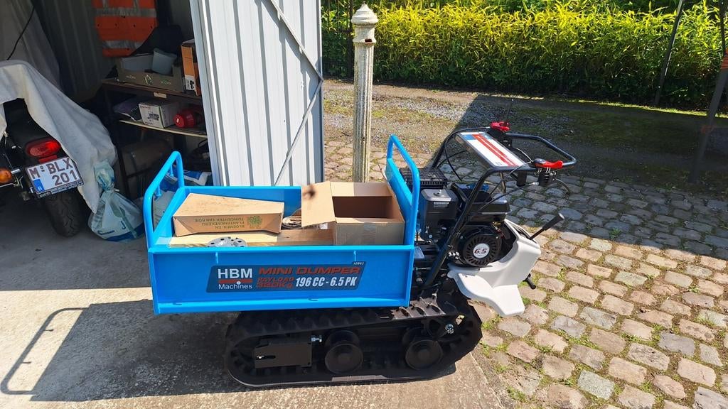 Machine op rupsen grondwerk, Tuin en Terras, Ophalen