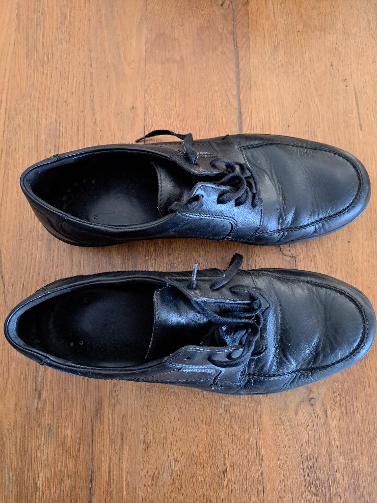 chaussures homme Mephisto, Enlèvement, Porté, Noir, Chaussures à lacets