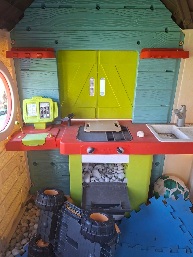Speelhuisje smoby, Ophalen