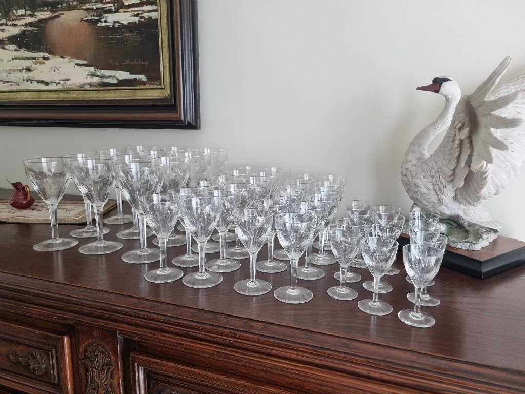 Val Saint Lambert kristal servies, Antiek en Kunst, Ophalen