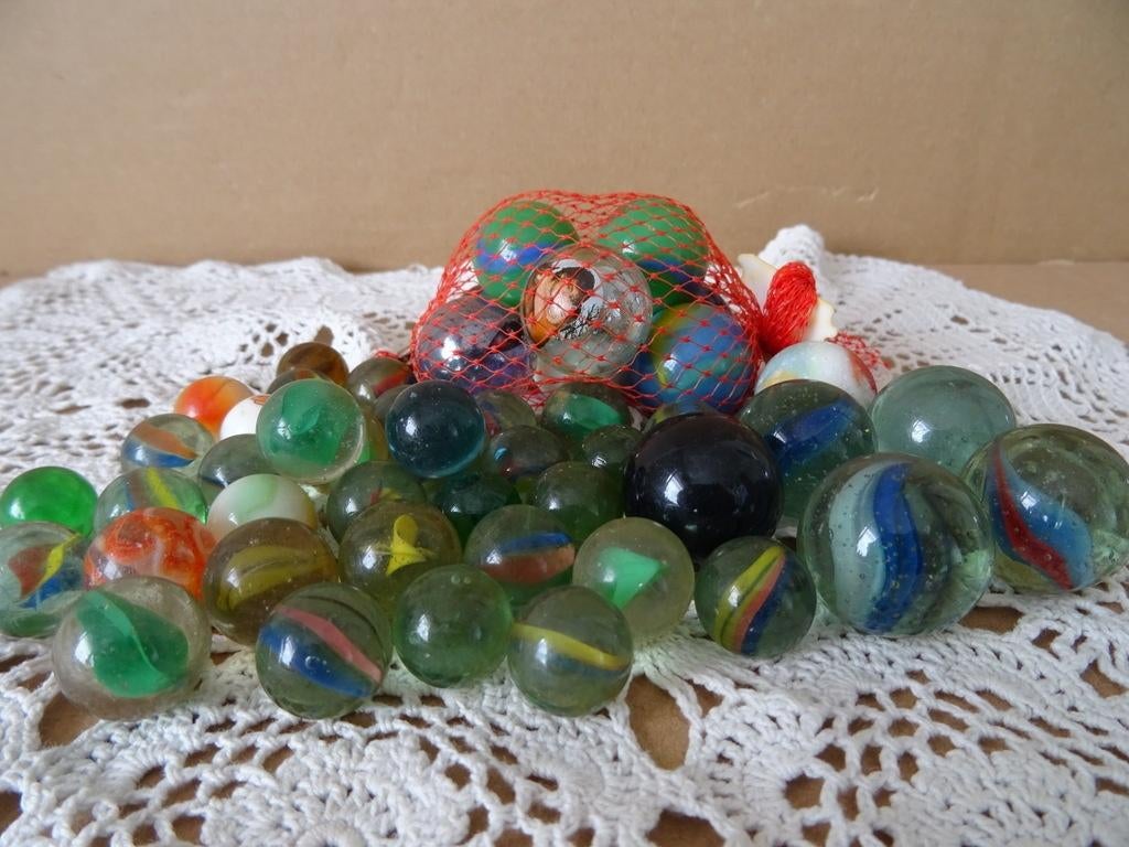 Collectie vintage knikkers nieuwe knikkers antieke knikkers, Antiek en Kunst, Ophalen of Verzenden