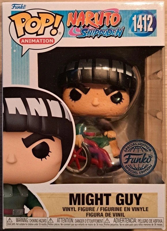 Funko Pop Naruto Shippuden Might Guy #1412, Enlèvement ou Envoi, Comme neuf