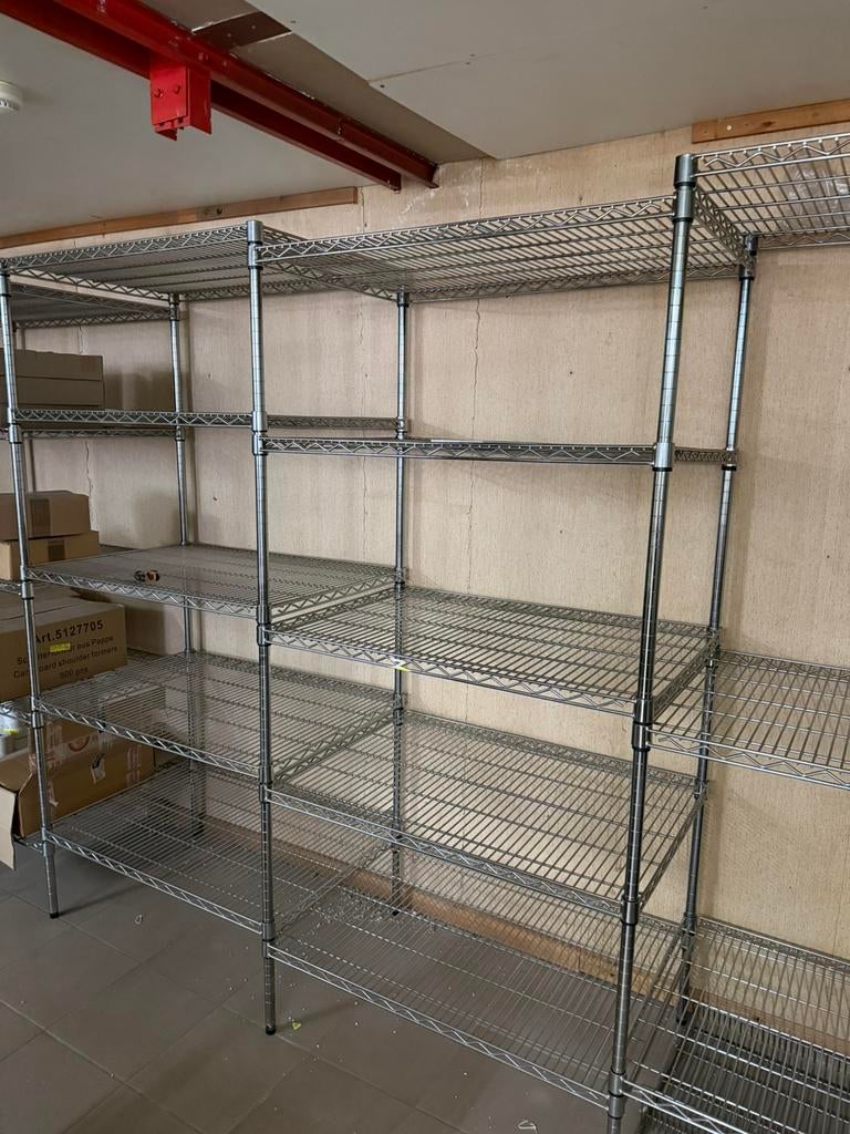 Etagere de rangement Acier Chromé- prix/ piece, Enlèvement, Comme neuf