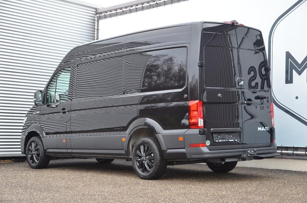 MAN TGE 3.180- L3H3- Automaat-Camera- ACC-Nieuw- 42990+BTW, Auto's, Bestelwagens en Lichte vracht, Automaat, Stof, Euro 6, Zwart