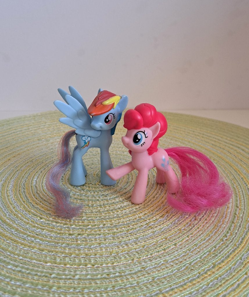 My Little Pony - Rainbow Dash & Pinkie Pie figuurtjes, Kinderen en Baby's, Ophalen of Verzenden, Gebruikt