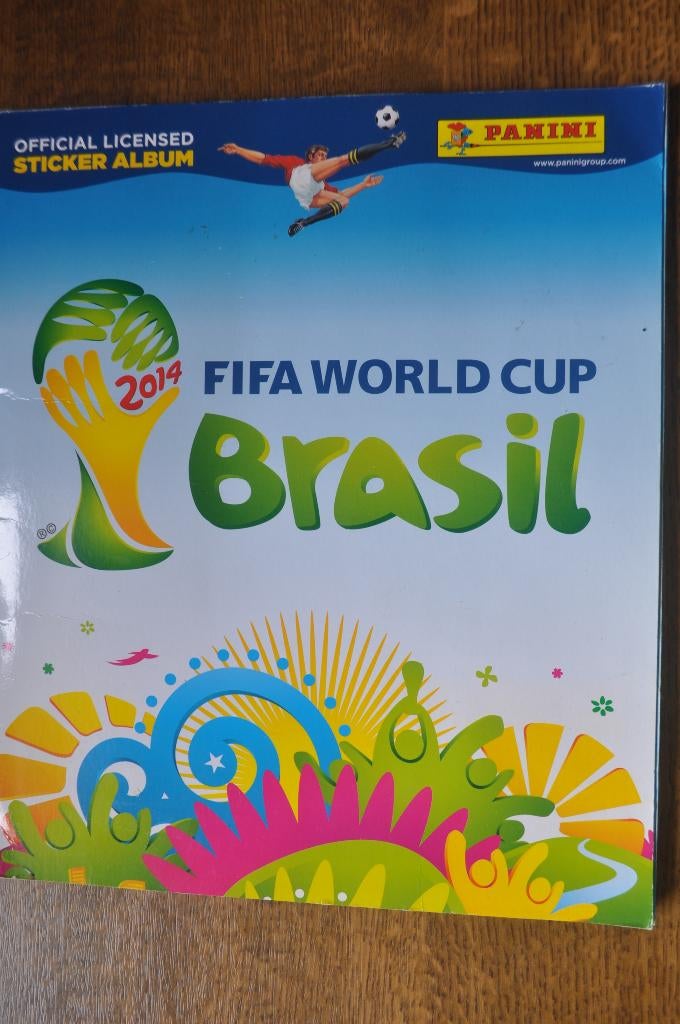 PANINI COMPLEET ALBUM 2014 WORLD CUP BRASIL, Ophalen of Verzenden, Gebruikt, Meerdere stickers