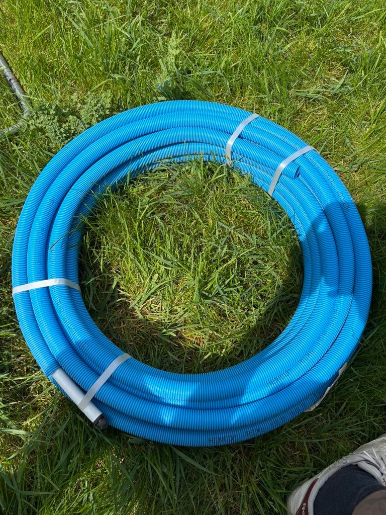 25m 20x2 alpex Henco blauwe mantel, Doe-het-zelf en Bouw, Ophalen, Zo goed als nieuw