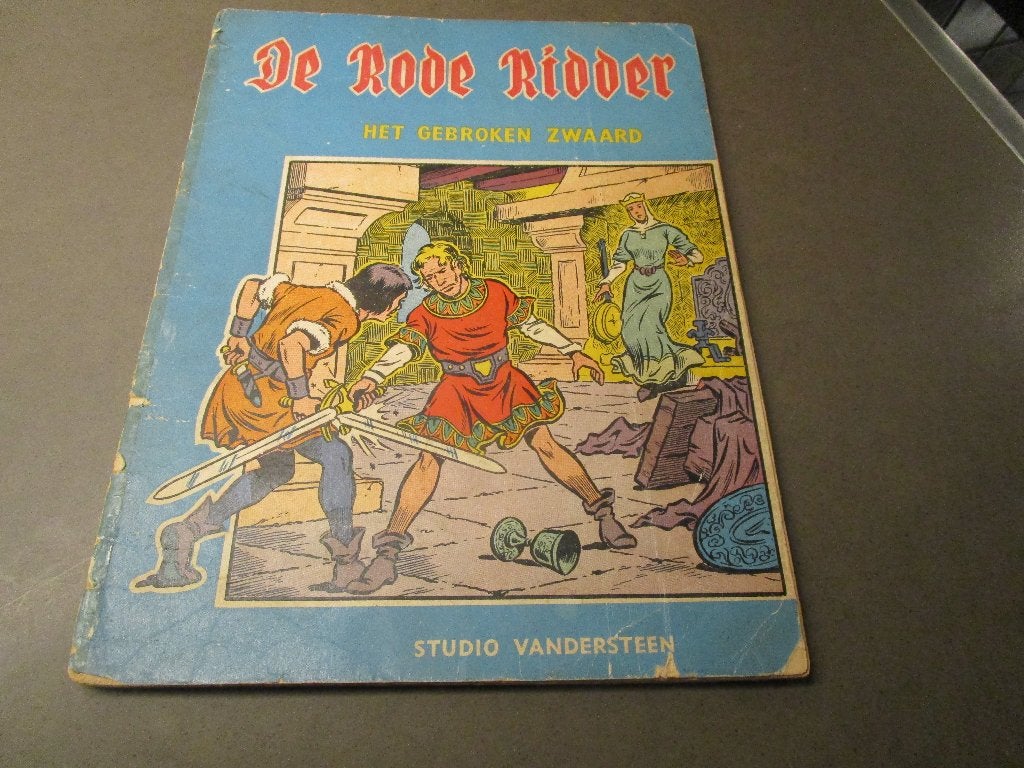 Rode Ridder - Het gebroken zwaard - 1959 - 1e druk, Enlèvement ou Envoi, Une BD, Utilisé, Studio Vandersteen