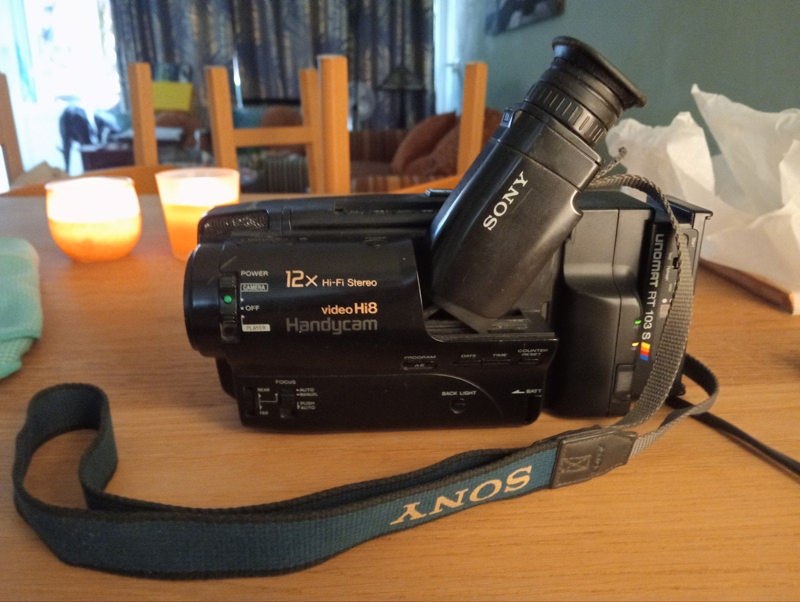 Sony handycam video hi8 zie geen beeld, Ophalen of Verzenden