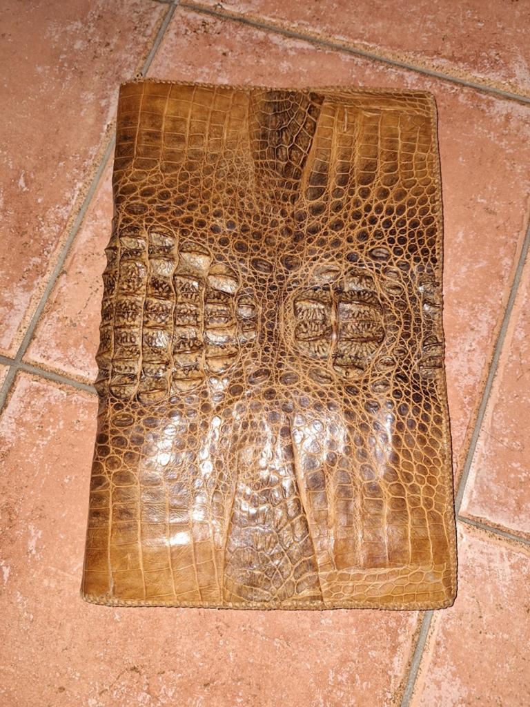 Serviette en cuir de crocodile, Enlèvement ou Envoi