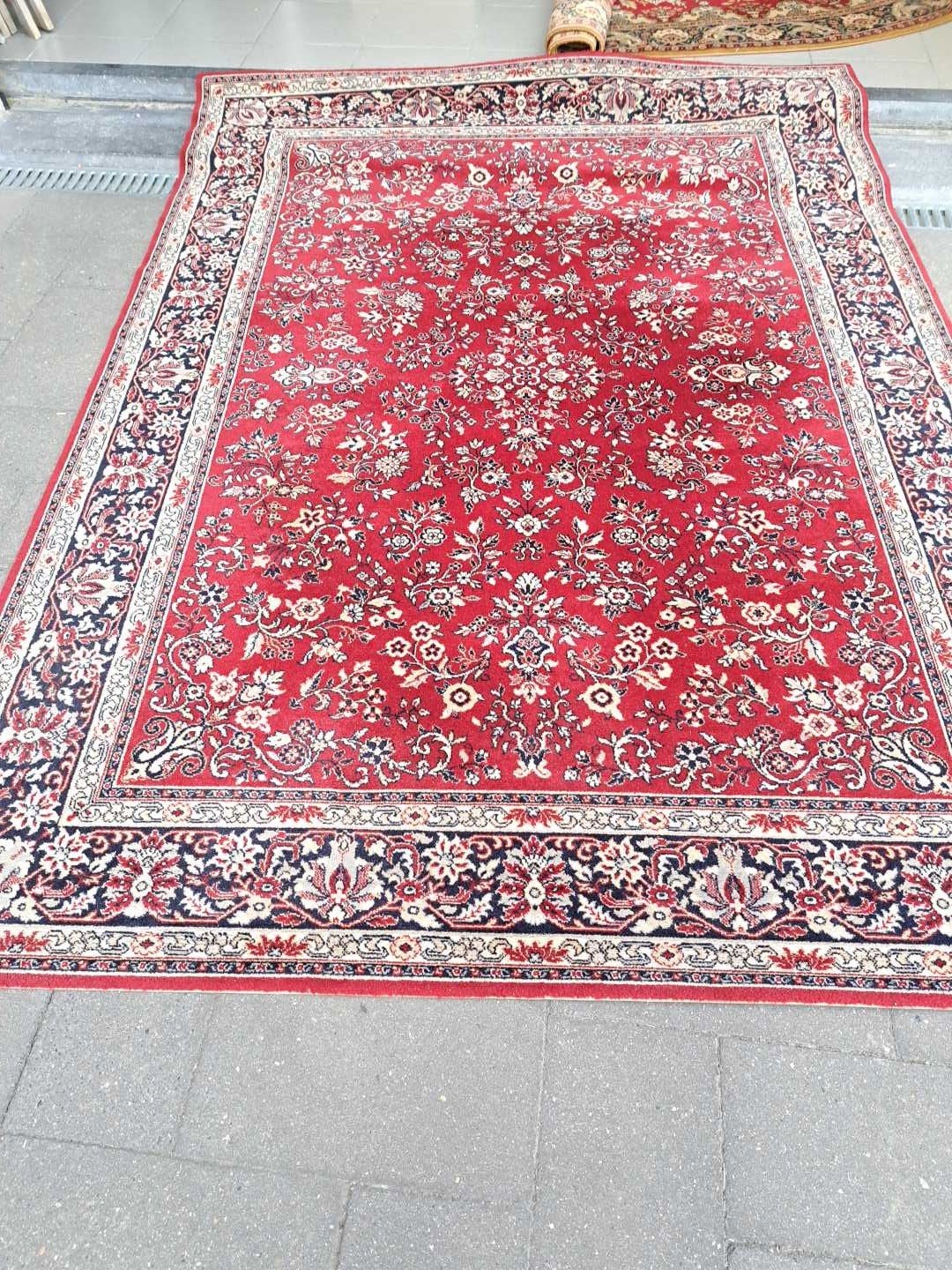 Tapijt Louis De Poorter. met rode kleur 170 op 230 cm, Enlèvement, Rectangulaire, 200 cm ou plus, 150 à 200 cm