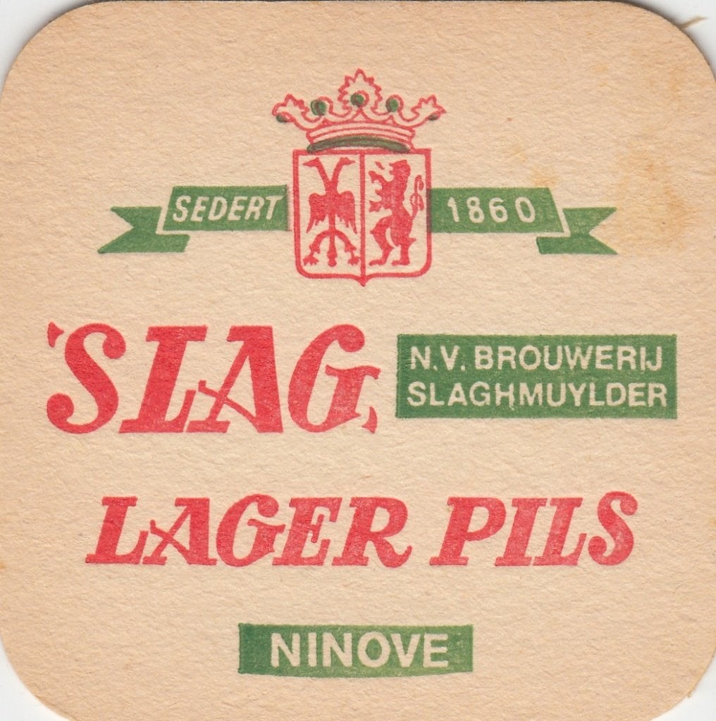 Oud bierviltje R/V Slaghmuylder "Judo Club Ninove", Verzamelen, Verzenden