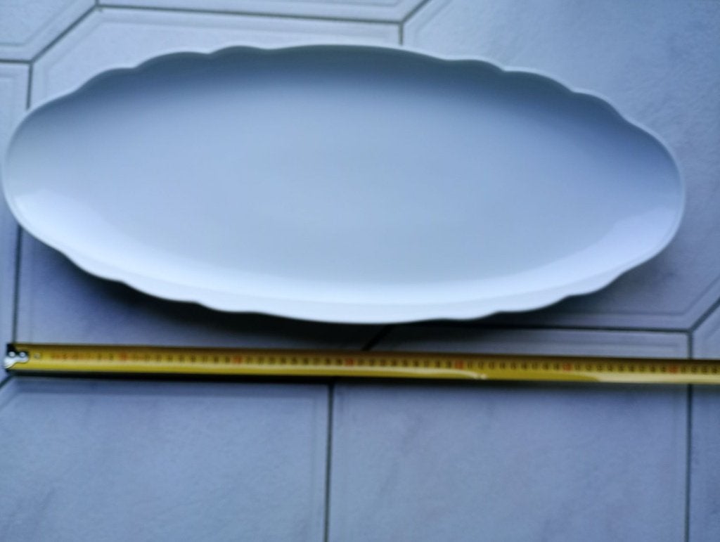 Plat de service ovale 60 cm, Maison & Meubles, Cuisine | Vaisselle, Neuf, Enlèvement, Classique, Balance ou Balances