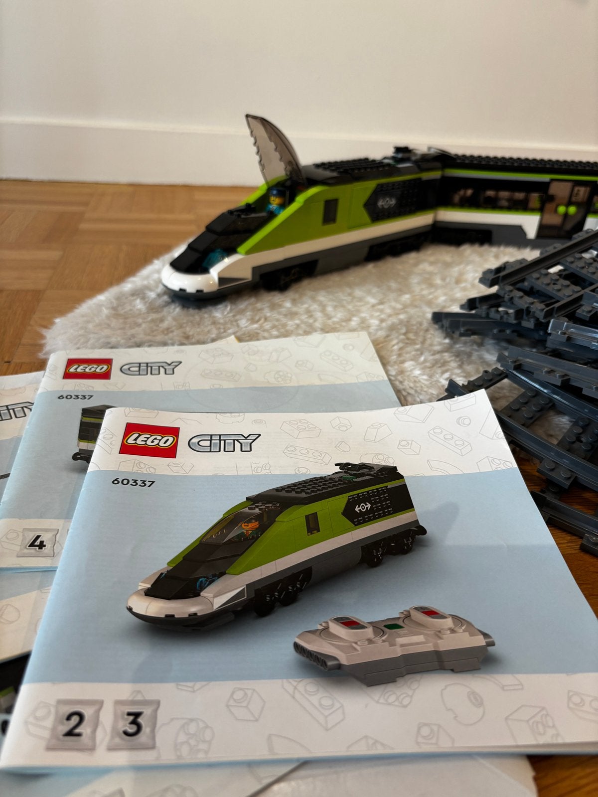 Lego treinset met extra sporen (op batterijen), Ophalen, Zo goed als nieuw, Lego