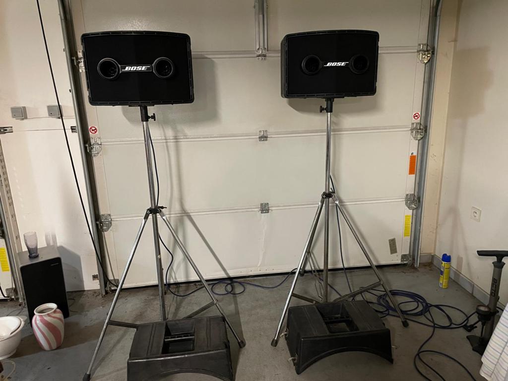 Bose 802 Serie 2 speakers met statieven en bekabeling, Audio, Tv en Foto, Luidsprekerboxen, Ophalen, Zo goed als nieuw, Bose