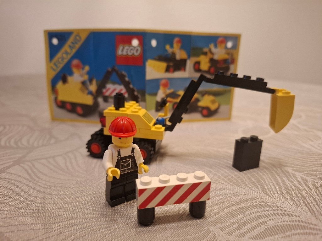Vintage LEGO Legoland 6531 - Excavator (1990), Kinderen en Baby's, Lego, Ophalen of Verzenden, Zo goed als nieuw, LEGOLAND