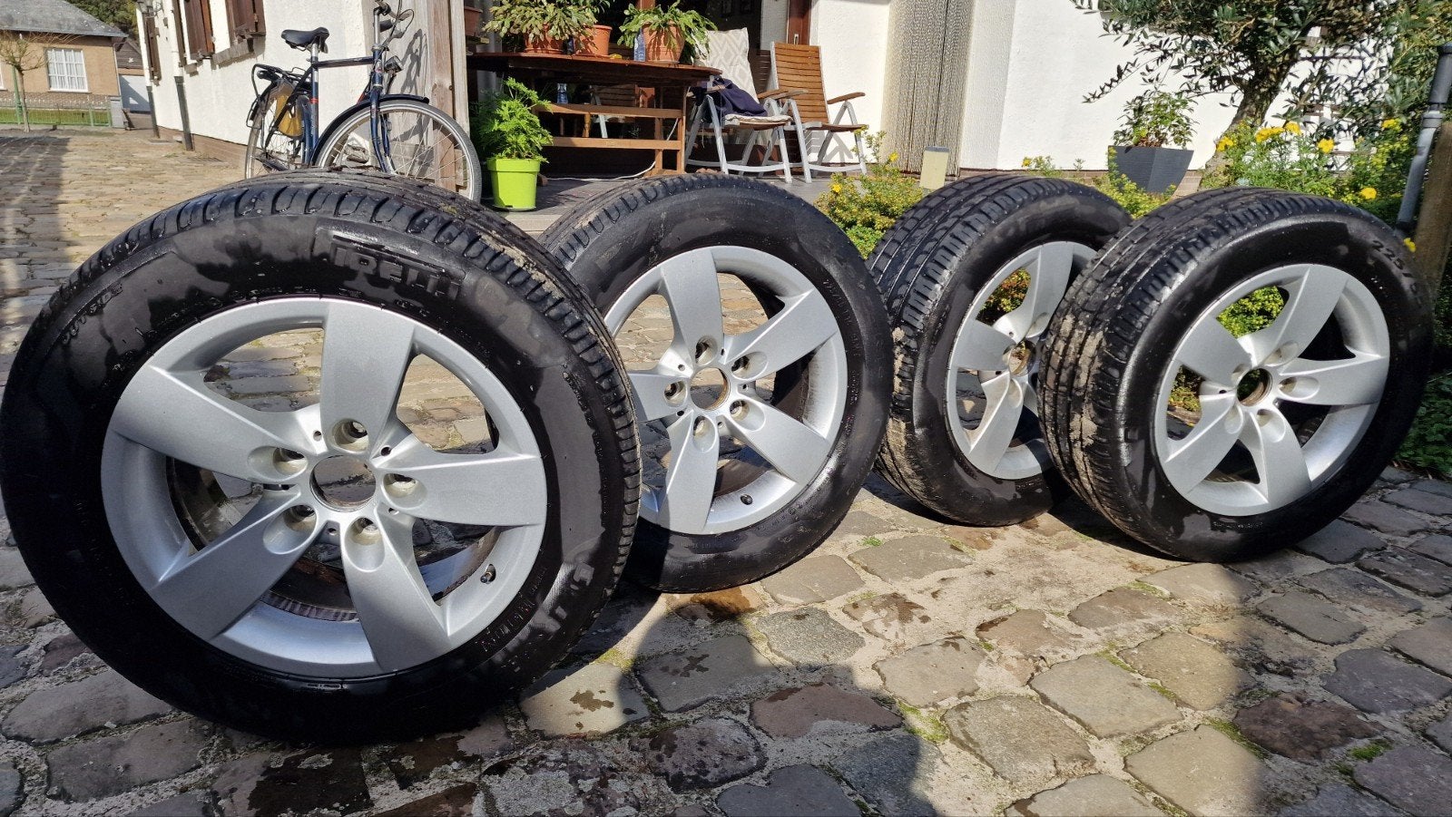 Velgen BMW 525, Auto-onderdelen, Ophalen, 16 inch, Band(en)