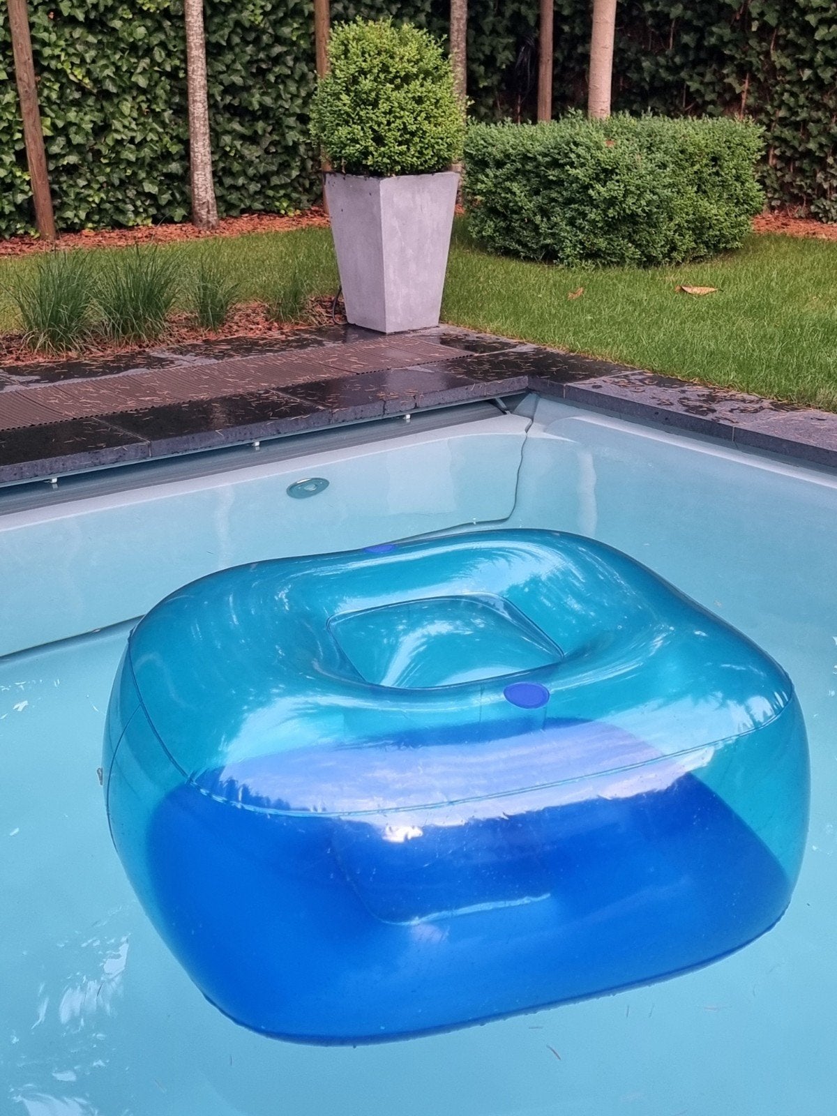 Fauteuil gonflable piscine ou jardin 100x100x50cm, Enlèvement