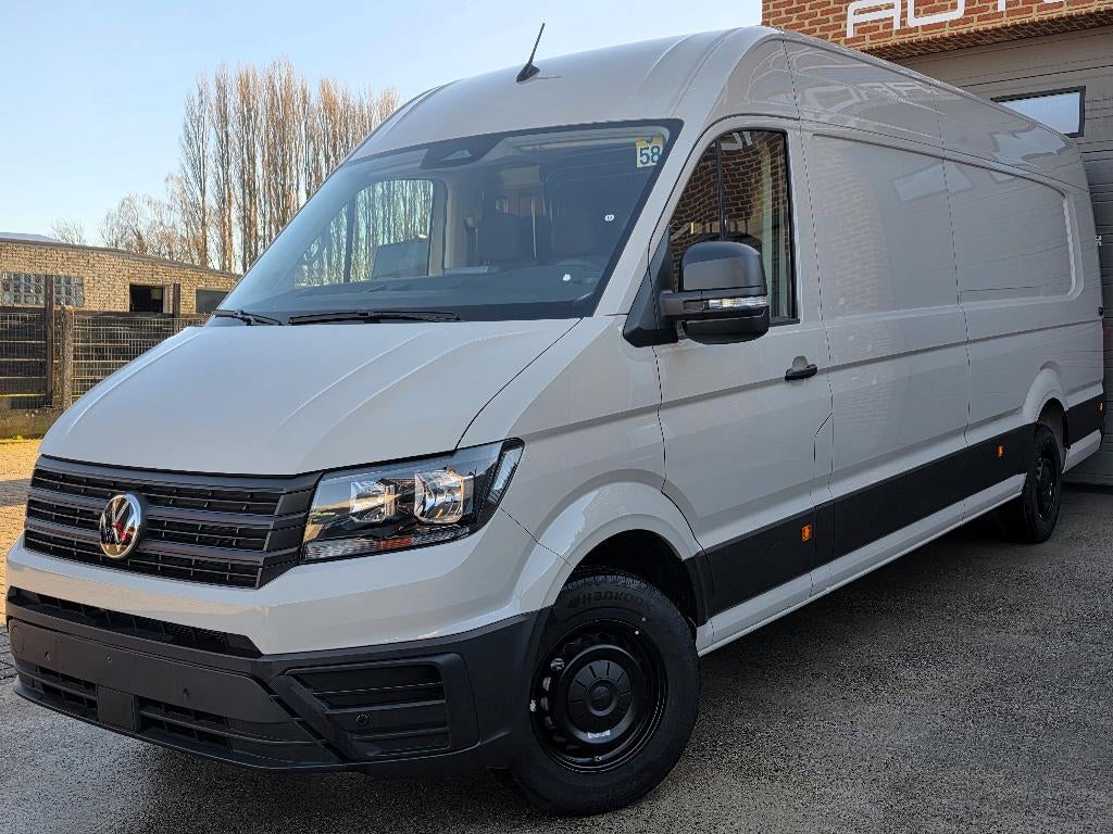 VW Crafter L5H3 XXL - NIEUW 0KM 2026 - Ascot Grey, Auto's, Voorwielaandrijving, Stof, Volkswagen, 3000 kg