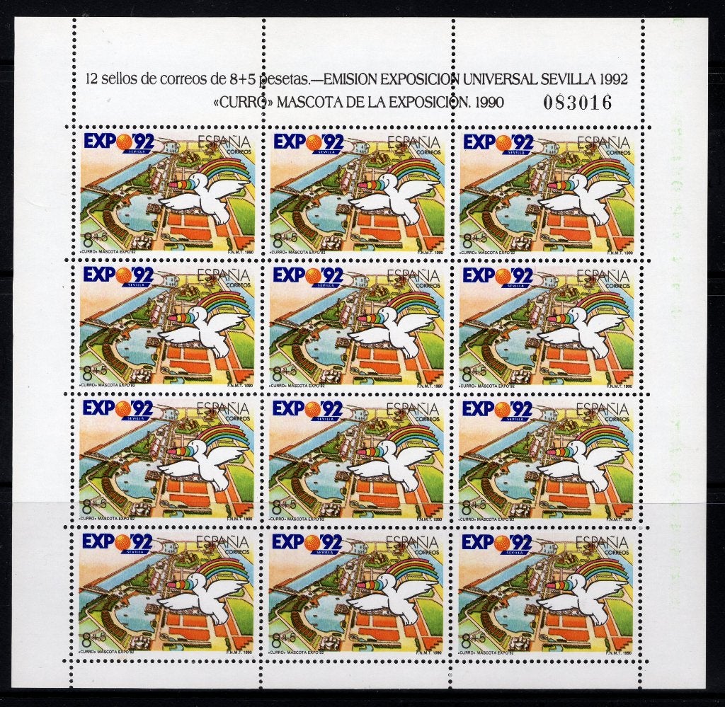 SPANJE Yt. 2664/2666 MNH Vel 12 st. 1990, Verzenden, Postfris