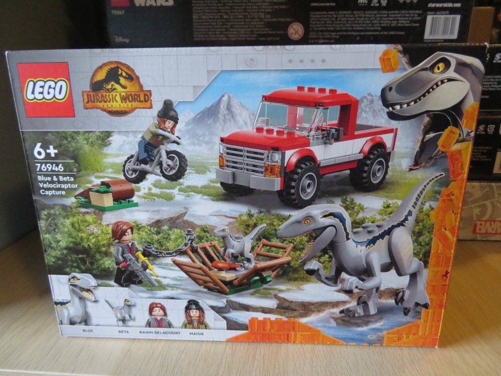 Lego Jurassic World 76946 Blue & Beta Velociraptor Capture, Neuf, Lego, Ensemble complet, Non ouvert/scellé