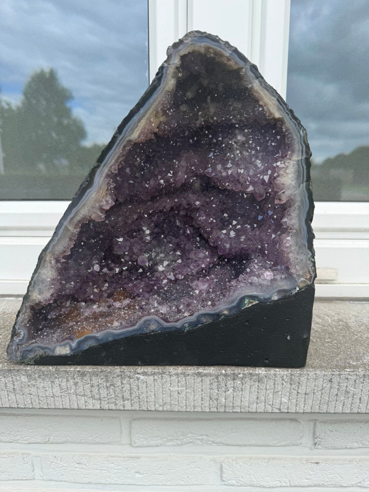 Amethist kathedraal geode, Ophalen, Mineraal