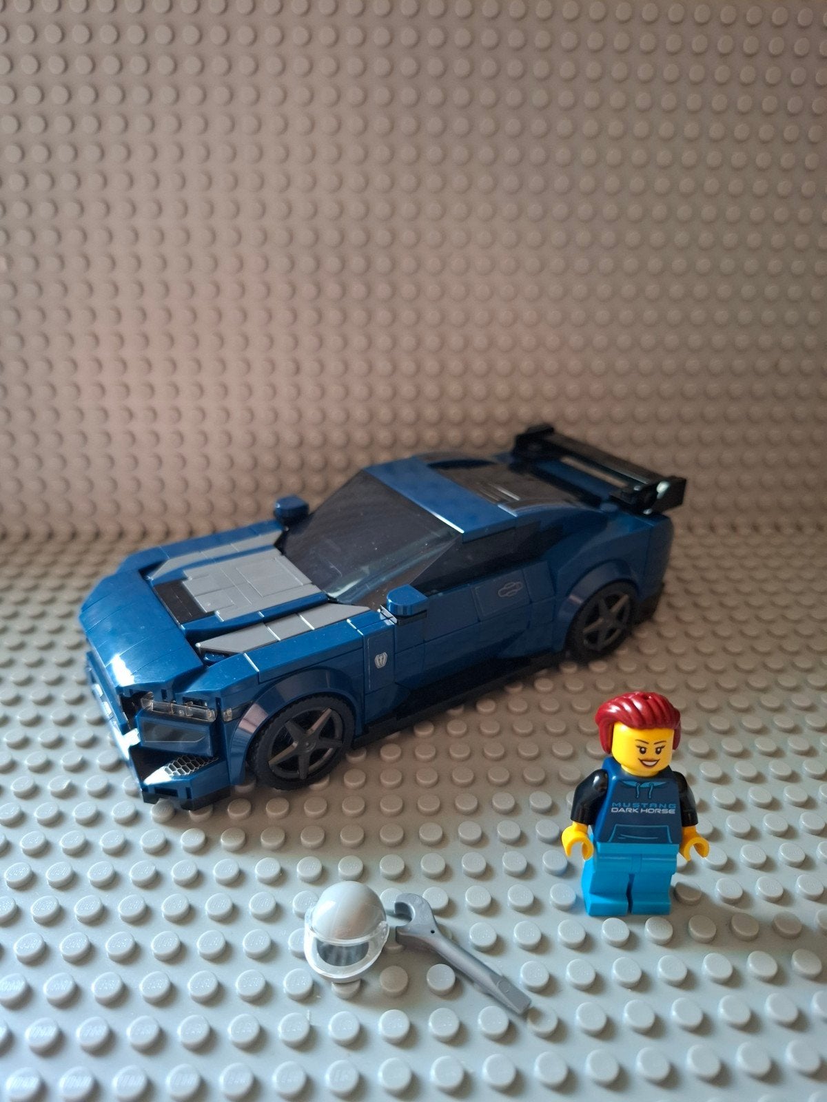 Lego Ford Mustang Dark Horse, Ophalen, Lego, Speed Champions, Zo goed als nieuw