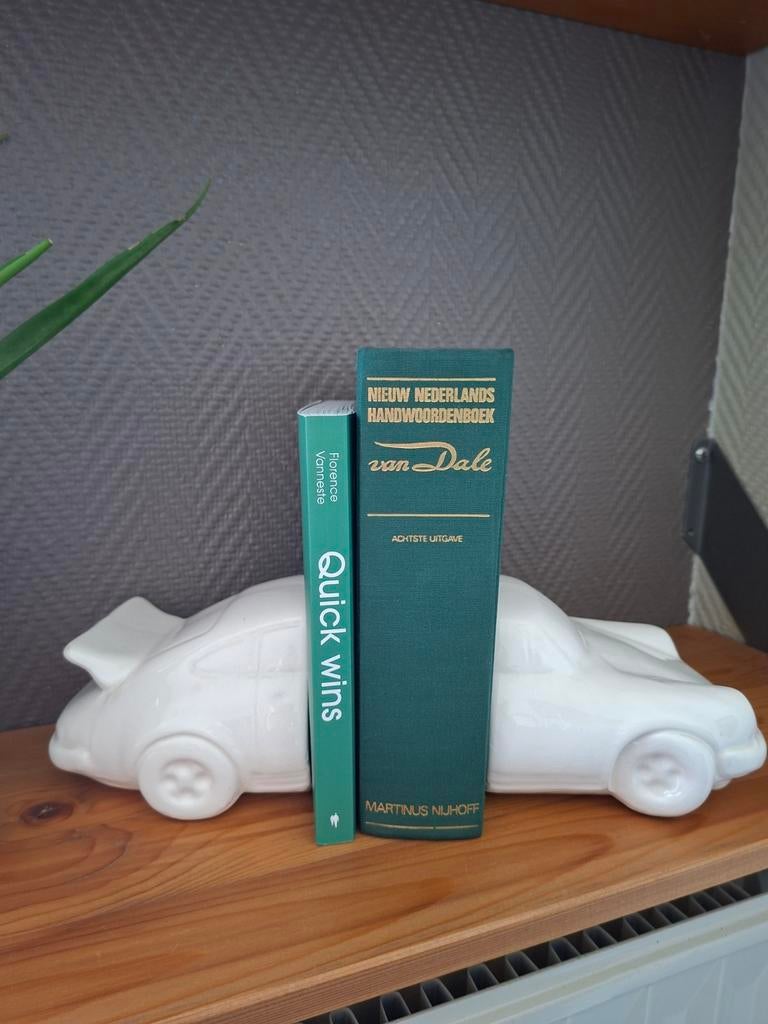 Porsche Boekensteunen - Wit Keramiek, Ophalen