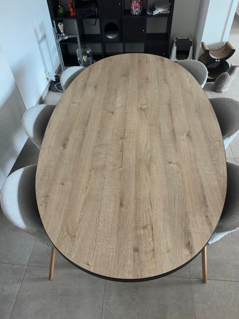 Pure wood tafel, Huis en Inrichting, Tafels | Eettafels, Ophalen, Zo goed als nieuw