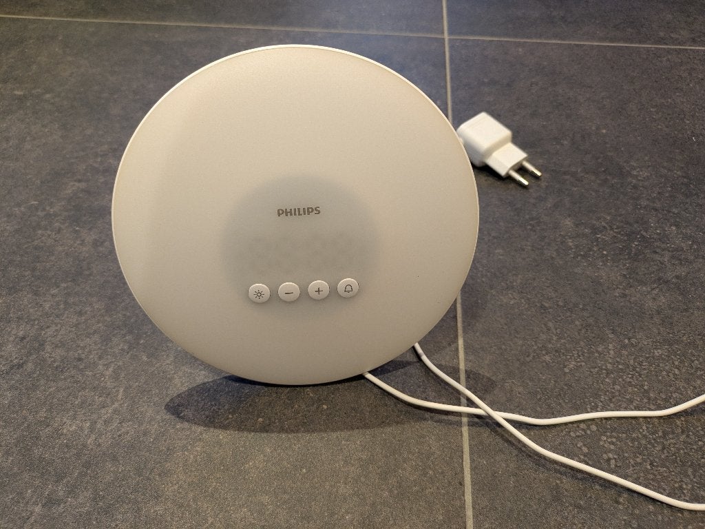 philips wake up lamp, Elektronische apparatuur, Ophalen of Verzenden, Zo goed als nieuw, Digitaal