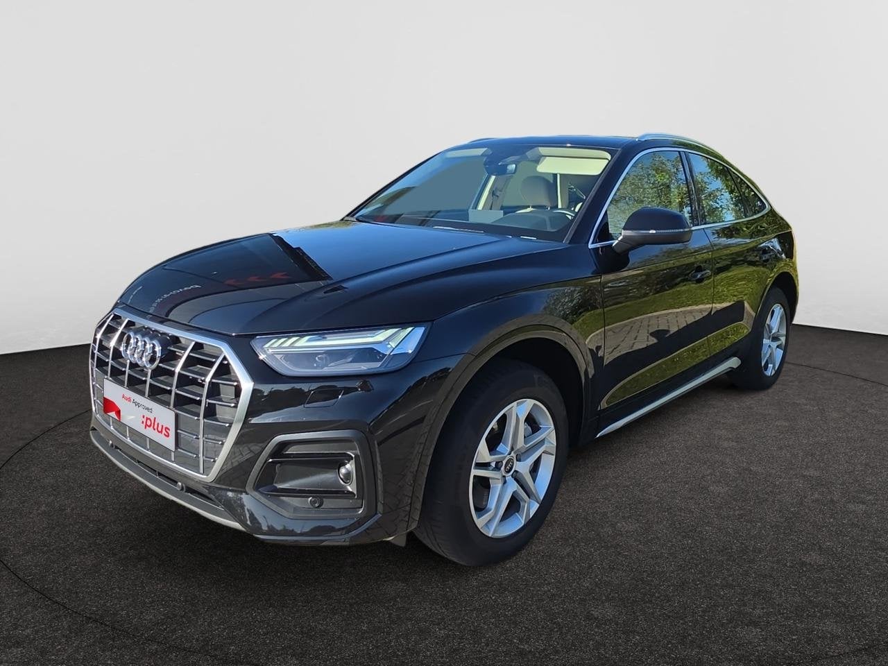 Audi Q5 Sportback PHEV Audi Q5 Sportback Advanced 50 TFSI e, Auto's, Automaat, Q5, Zwart, Hybride Elektrisch/Benzine