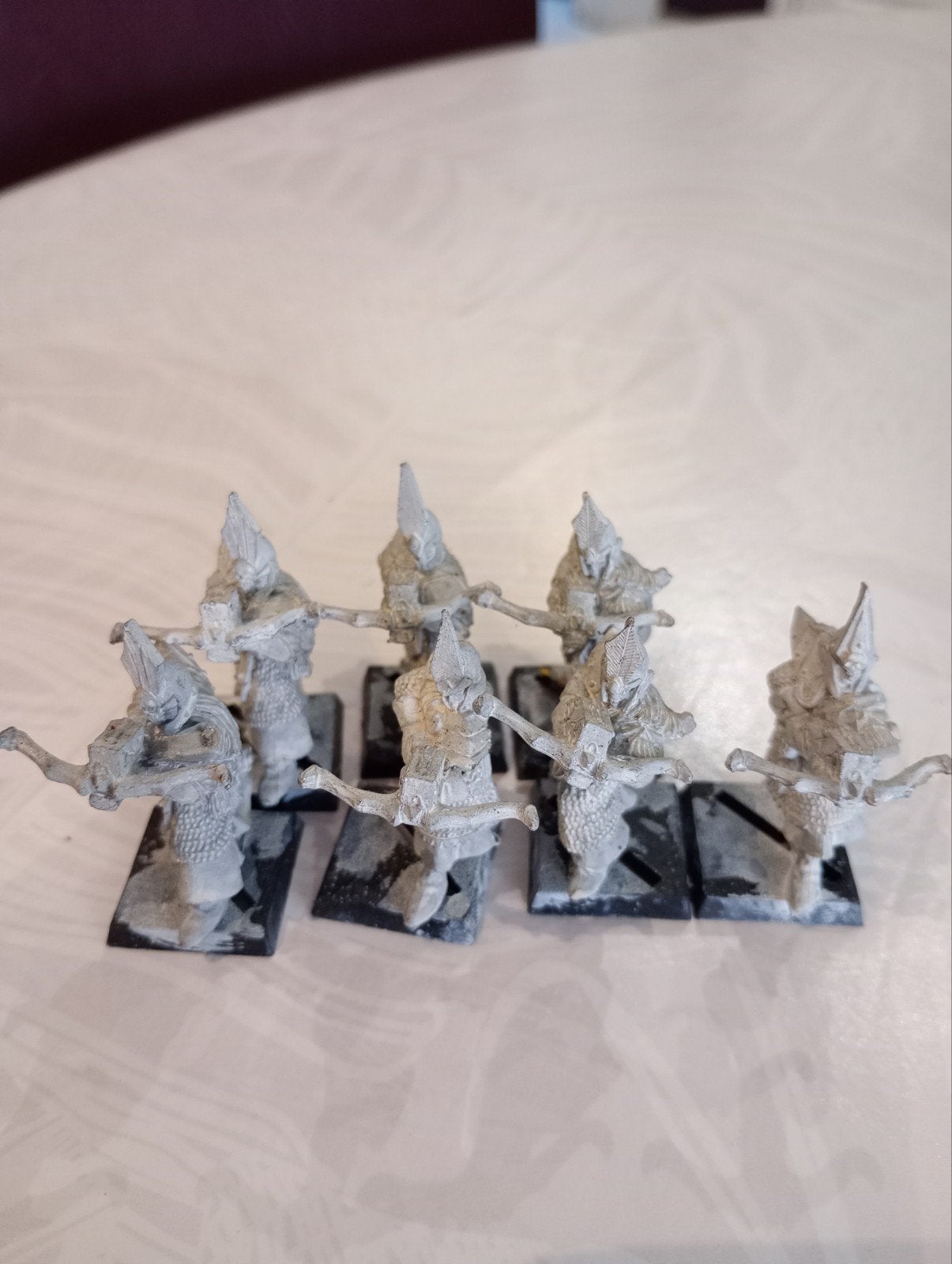 Lot 7 Arbalétriers Elfes Noirs en Métal Vintage – Warhammer, Hobby en Vrije tijd, Wargaming, Ophalen of Verzenden, Warhammer, Figuurtje(s)