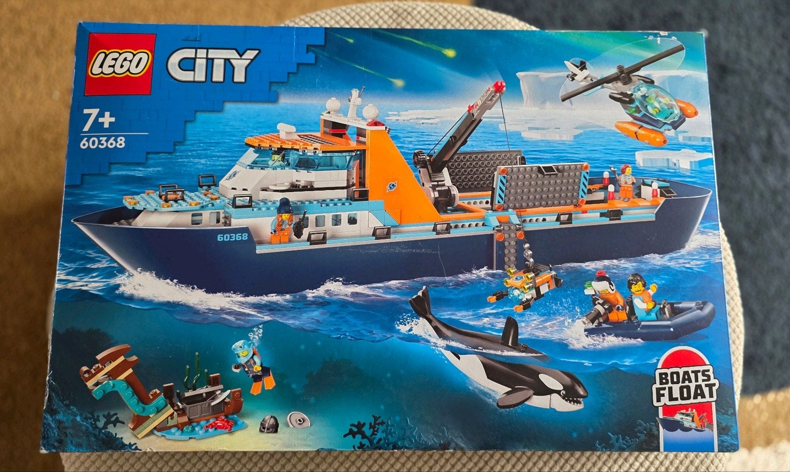LEGO City 60368 Poolonderzoeksschip Met originele doos, City, Lego, Ophalen of Verzenden, Zo goed als nieuw