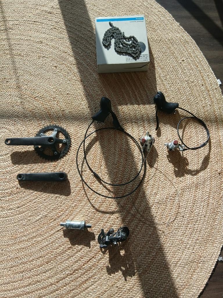 Microshift R9 groepset - extra onderdelen verkrijgbaar, Ophalen of Verzenden, Gebruikt, Overige typen, Microshift