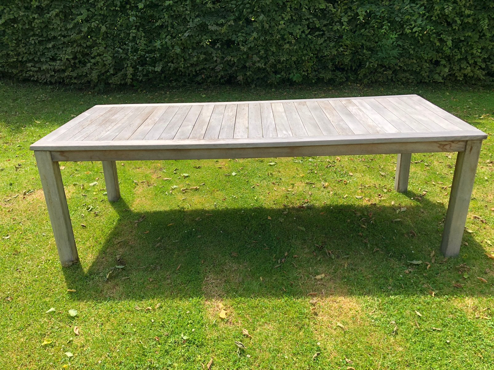 Tuintafel teak L240 x B100 xH78, Ophalen, Gebruikt, Rechthoekig, Hout