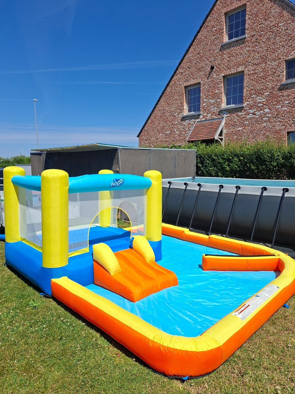 H2OGO! Beach Bounce Opblaasbaar Mega Waterpark zwembad, Tuin en Terras, Ophalen