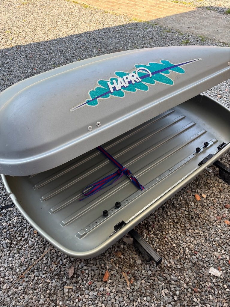 Dakkoffer Hapro, Ophalen, Gebruikt