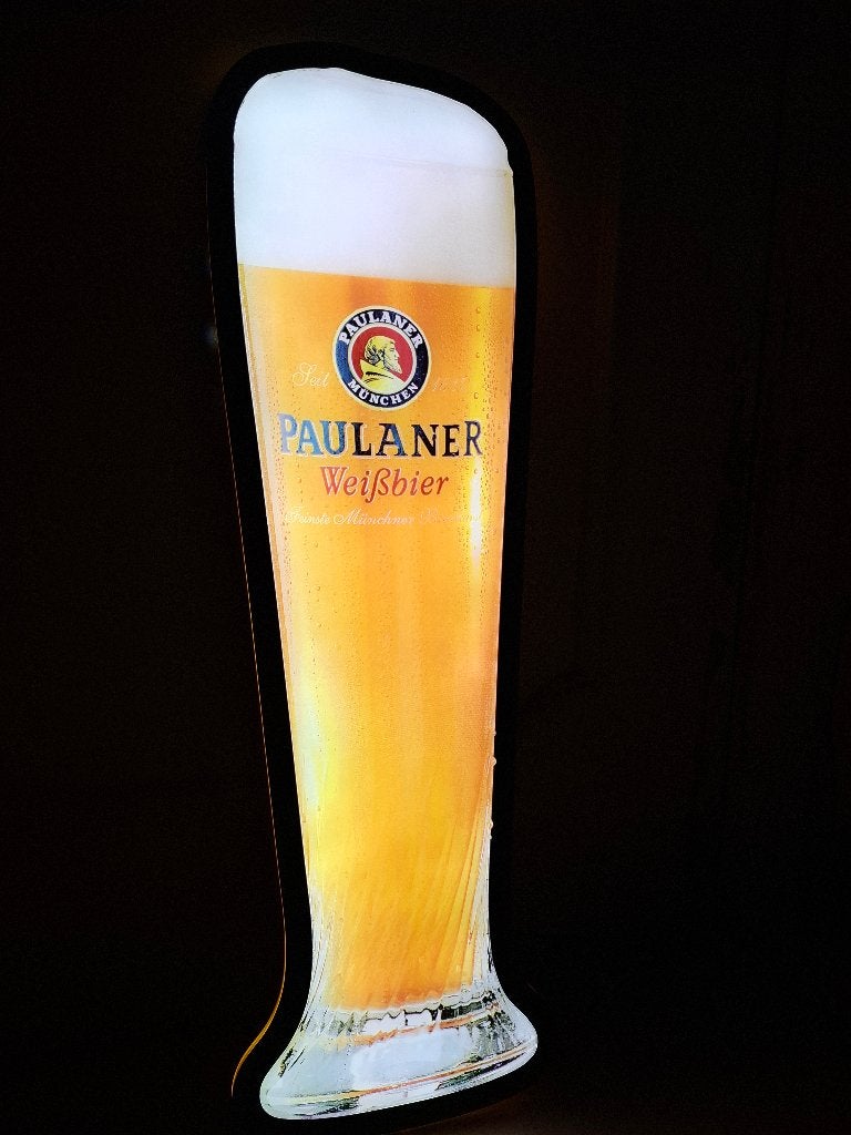 Lichtreclame Paulaner bier, Ophalen of Verzenden, Nieuw, Lichtbak of (neon) lamp