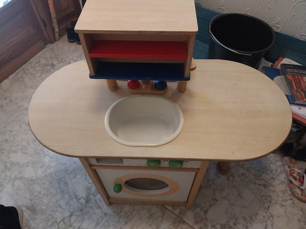 Jeu cuisine en bois, Enfants & Bébés, Enlèvement, Utilisé, Bois, Jouer à la cuisine