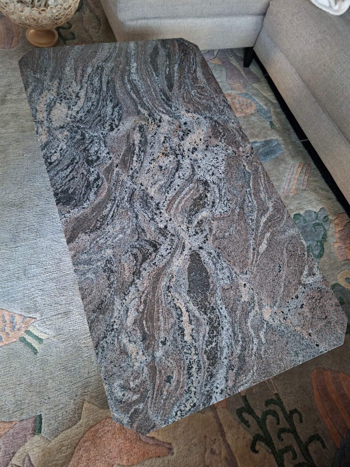 Tafel  en salon  Tafel   in graniet, Ophalen